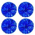 4 Pack Pom Poms Cheerleading Cheerleader Pom Poms for Cheering Blue