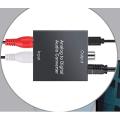 R/l Rca 3.5mm Aux to Digital Coaxial Toslink Optical Audio Adapter