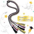 6pcs Graduation Cord Strap Honor Cord for Graduation (gold, Blue)