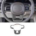 Car Steering Wheel Panel Cover for Kia Carnival Ka4 Carbon Fiber