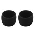 2pcs Bicycle Handlebar Tape Fixing Loops Road Bike Handle Grip Black