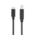 Usb-c Usb 3.1 Type C Male to Usb2.0 Usb B Male Data Cable 1m