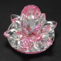 K9 Artificial Crystal "guanyin Lotus" Perfume Holder Car Fragrance D