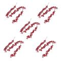 Red Berry Garland Artificial Burgundy Red Pip Christmas Garland