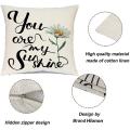 Spring Pillow Covers for Outdoor Home Decor Couch Sofa Bed