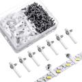 10 Mm Wide 200 Pcs Led Light Clips Set, Strip Light Mounting Clips