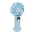 Travel Outdoor Mini Hand Air Cooling Fan Blue