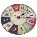 Timelike Wooden Wall Clock Vintage Home Office Art Large Watch