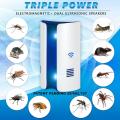 2x Ultrasonic Electromagnetic Pest Repellent Control(us Plug)