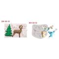 3pcs Decorations Deer Snowflake Lace Chocolate Party Silicone Mold