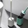 Silicone Toilet Brush No Dead Corners for Washing Toilet Brushes Red