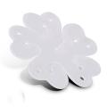 Pack Of 100 Portable Flower Shape Balloon Clips Holder