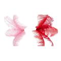 10 Pcs Ostrich Feathers Wedding Party Decoration Red 20-25cm