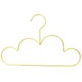 Metal Toddlers Clothes Hanger Golden Kids Cloud Shape Coat Hanger