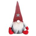 Christmas Faceless Elf Dwarf Family Decoration Holiday Gift Red Hat