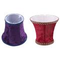 E14 Handmade Lampshade Modern Style Wall Sconce Lamp (dark Purple)