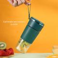 Juicer Cup Fruit Juice Mixer Ice Smoothie Blender Cup 6-knife (blue)