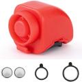Cycling Supplies Bicycle Bell Electronic Loud Bike Horn Cycling,red