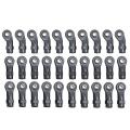 30pcs Plastic M4 Rod Ends Link Balls Head Linkage Joint for 1/10 Rc
