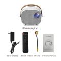 Mini Portable Projector Built-in Hifi Speakers 1080p Color-us Plug