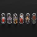 10pcs/lot Transparent Shell Plastic Pill Container Pill Cases Bottle