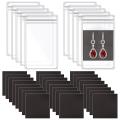 Clear Plastic Jewelry Bags Sets, for Jewelry Storage Beads Earrings
