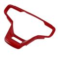 Steering Wheel Decoration Cover Trim Stickers Red