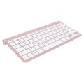 2.4ghz Wireless Keyboard and Mouse for Apple Pc Windowsxp(rose Gold)