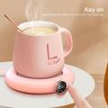 Smart Mug Warmer for Tea Warming, Candle Warmer Mug Heater Pink