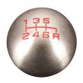 Round Style 6 Lever Speed Manual Shift Knob Gear Stick for Honda
