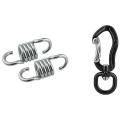 360 Rotating Carabiner Clip,aluminium Alloy Carabiner D Buckle