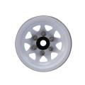 Steel 1.0 Beadlock Wheel Rim Wheel Hub for 1/24 Rc Car,white
