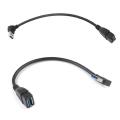 Usb 3.0 Angle 90 Degree Extension Cable Male to Female Adapter Up