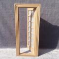 1/12 Dollhouse Mini Window Door Wooden Diy 14 Lattices Billet Door