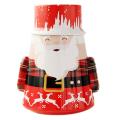 Santa Candy Box Storage Tin Box Creative Christmas Decoration C