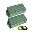 2pcs Floral Foam Cage, Dry and Wet Rectangle Cage for Fresh Flowers