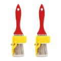 2pcs Clean Cut Edger Paint Brush Edger Brush Tool for Home Wall Room