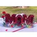 Mom Mother's Day 3d Popup Card - for Wife, Sister, Grandma, Step-mom