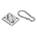 4 Sets Of Suspended Wall Mount U-shaped Hooks Stainless Steel Heavy