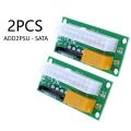 2pcs Dual Psu Adapter Atx 24pin to Sata Power Sync Starter Card