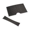 Carbon Fiber Storage Box Cover Trim for Toyota Highlander 2009-2013