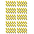 100pcs Dc 12v T10 W5w 194 501 5w Car Halogen Bulb Yellow