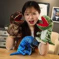 1 Pc Dinosaur Plush Hand Puppets Rex Hand Puppets for Kids Adults A