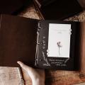 Pu Leather Scrapbook Photo Album Self-adhesive Memory Guestbook
