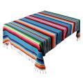 Mexican Blanket Sarape Picnic Rug Throw Tablecloth Hot Rod, 150x215cm