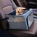 Dog Booster Car Seat with Seatbelt & Waterproof Pee Pad & Top Cover