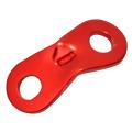 12 Pcs Aluminum Alloy Rope Adjuster 2 Hole Rope Adjuster for Tent