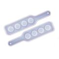 Resin Mold Of 4 Holes Tray Silicone Mold, for Diy Serving Board(2pcs)