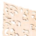 2x Wooden Decal European-style Applique Real Wood Carving 20x20x2cm