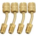 4 Pack R410a Adapter Brass Converter for Mini System Air Conditioners